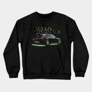 EG black honda civic Crewneck Sweatshirt